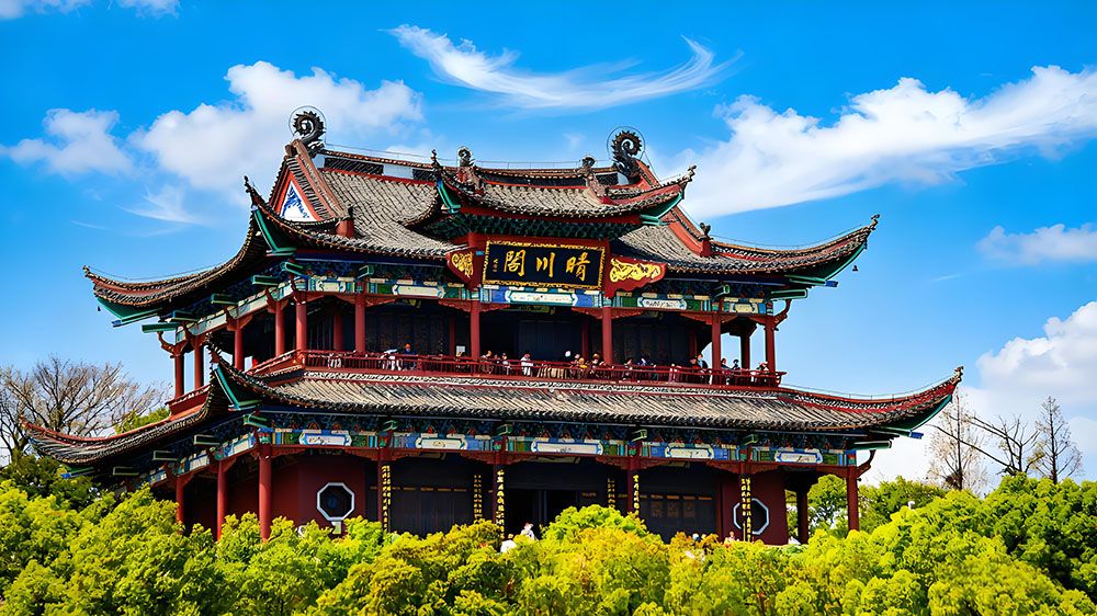 晴川阁引入易景通智慧雷竞技进去都是彩票