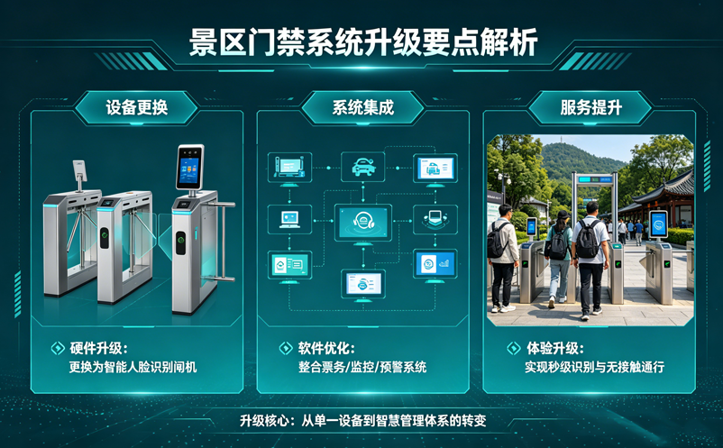 景区门禁系统升级,不只是换设备这么简单 景区门禁系统升级,不只是换设备这么简单