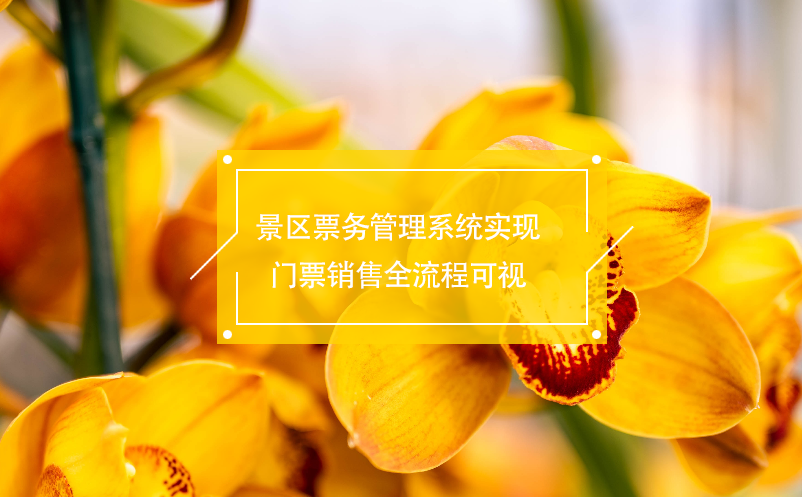 景区雷竞技进去都是彩票实现门票销售全流程可视