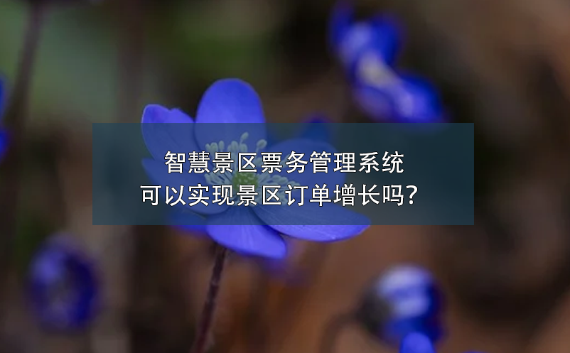 智慧景区雷竞技进去都是彩票可以实现景区订单增长吗？