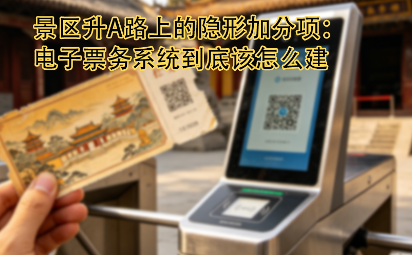 景区升A路上的隐形加分项：电子票务系统到底该怎么建