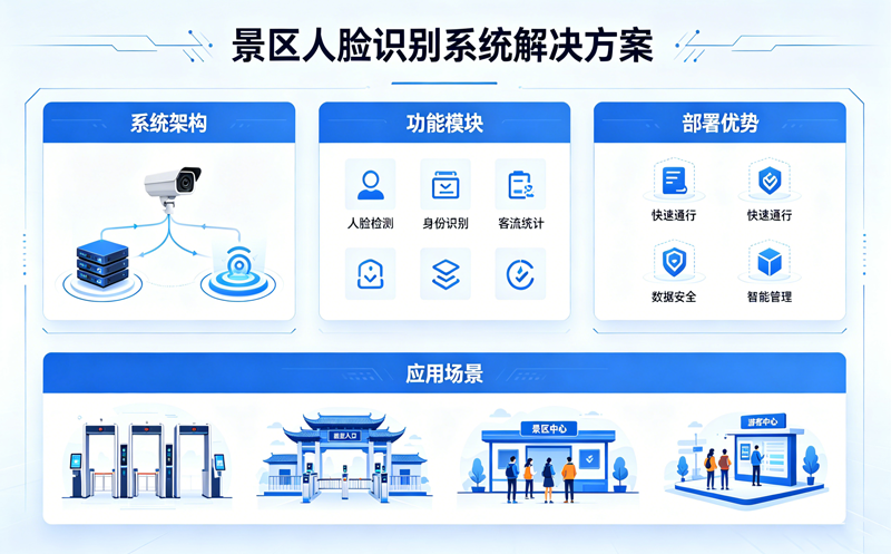 景区人脸识别系统解决方案：实名入园、人脸核验与快速通行